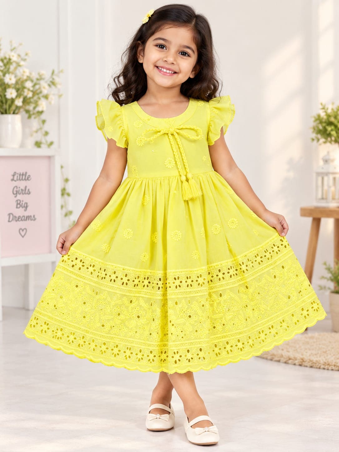 Chikankari Frock
