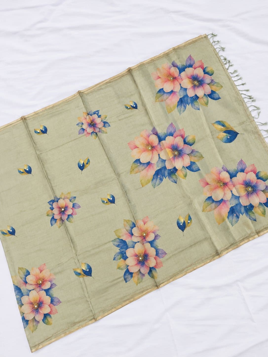 Tissue Cotton Saree
