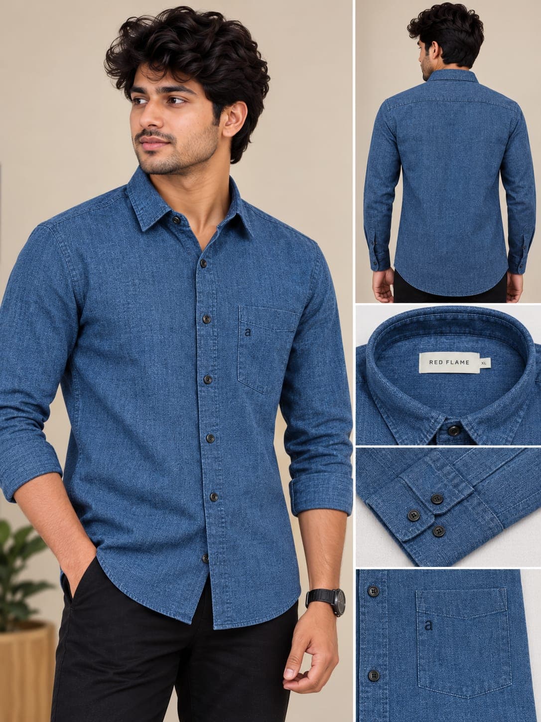 Branded Shirt - Red Flame
