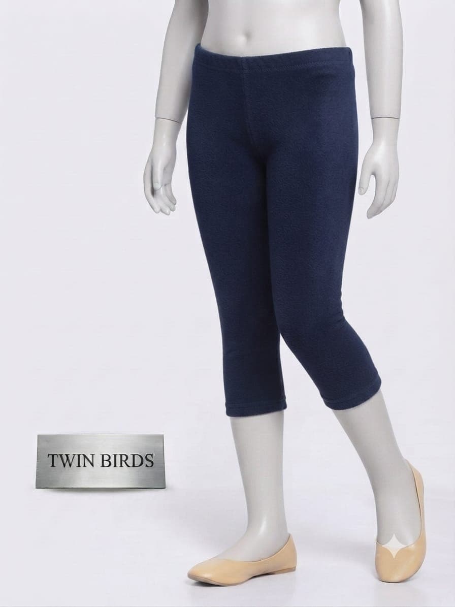 Twin Bird Capri - Navy Blue