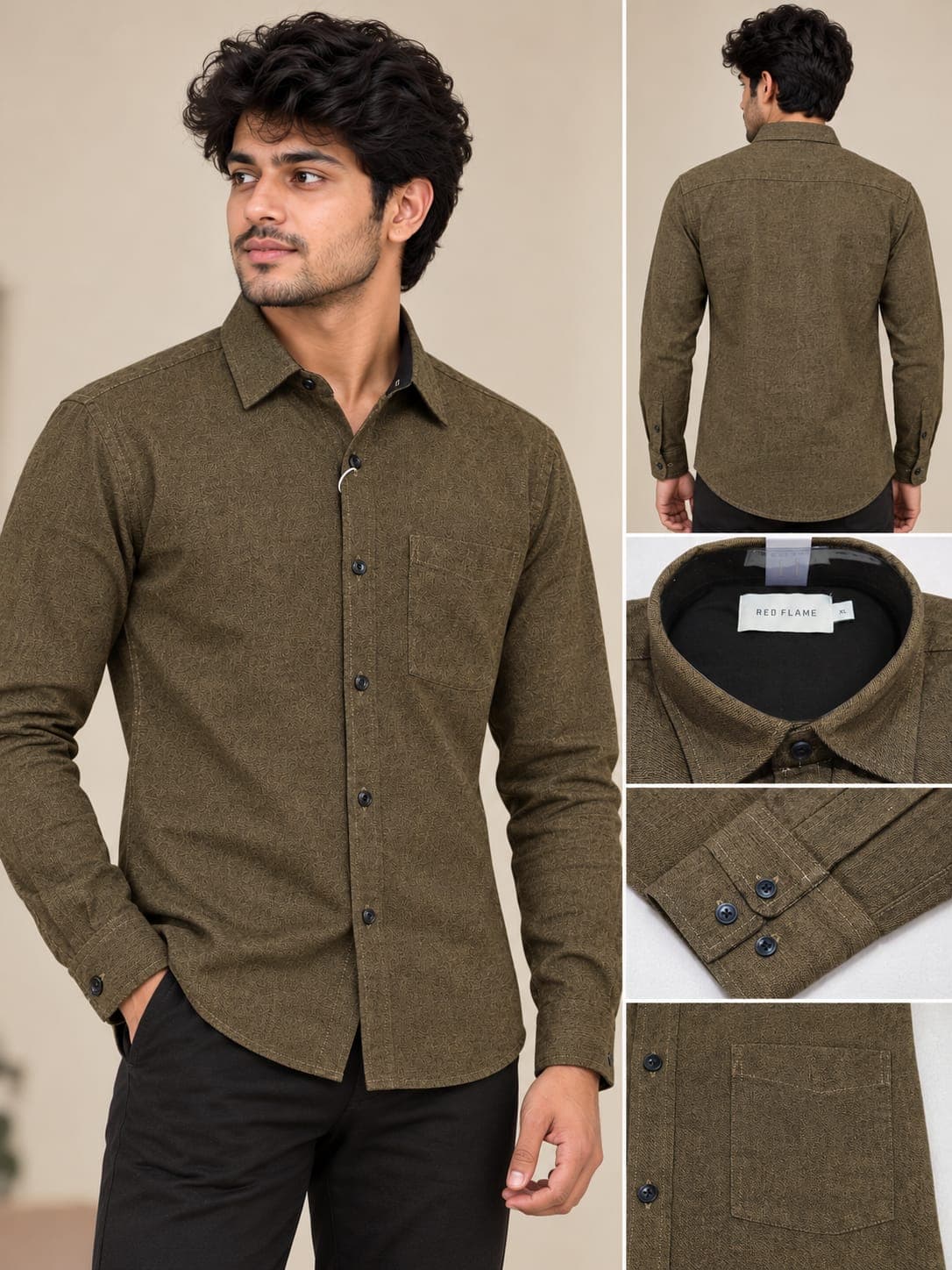Branded Shirt - Red Flame