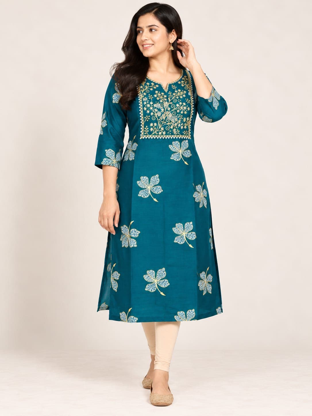 Silk Cotton Kurti