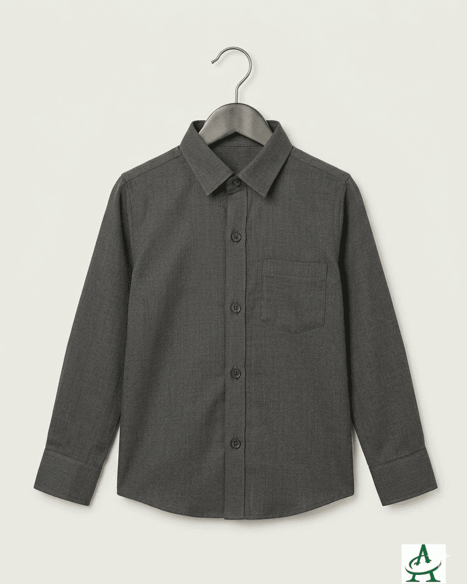 Casual Shirt - Charcoal Grey