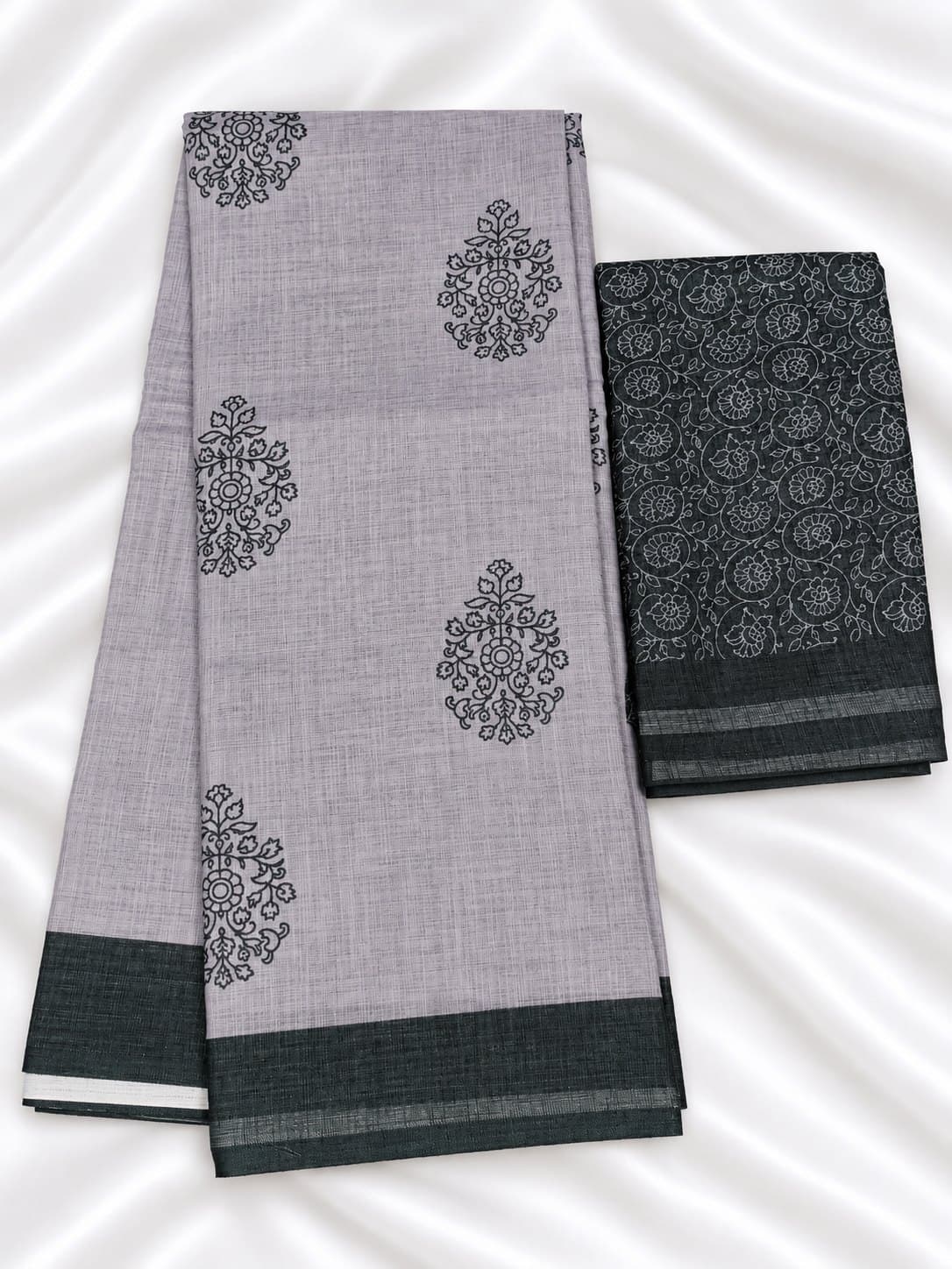 Linen Cotton Saree