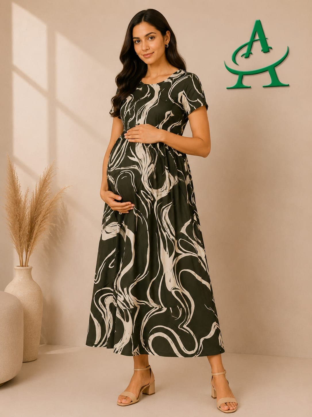 Zipless Feeding Maxi with Pocket - Bottle Green