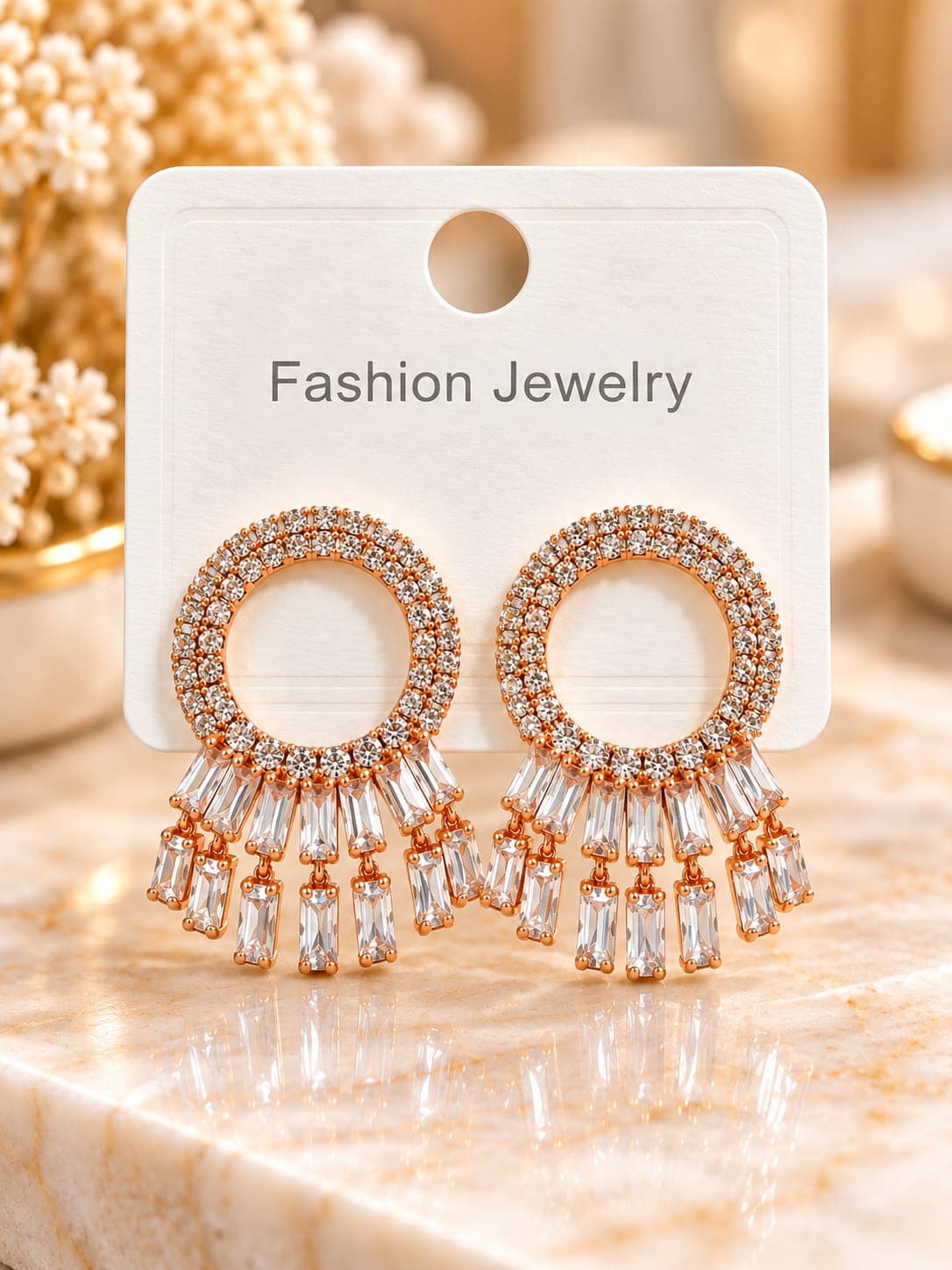 Crystal Fringe Earrings