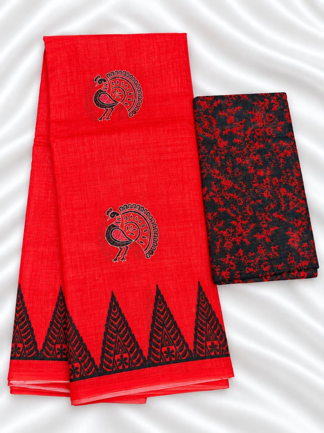Linen Cotton Saree