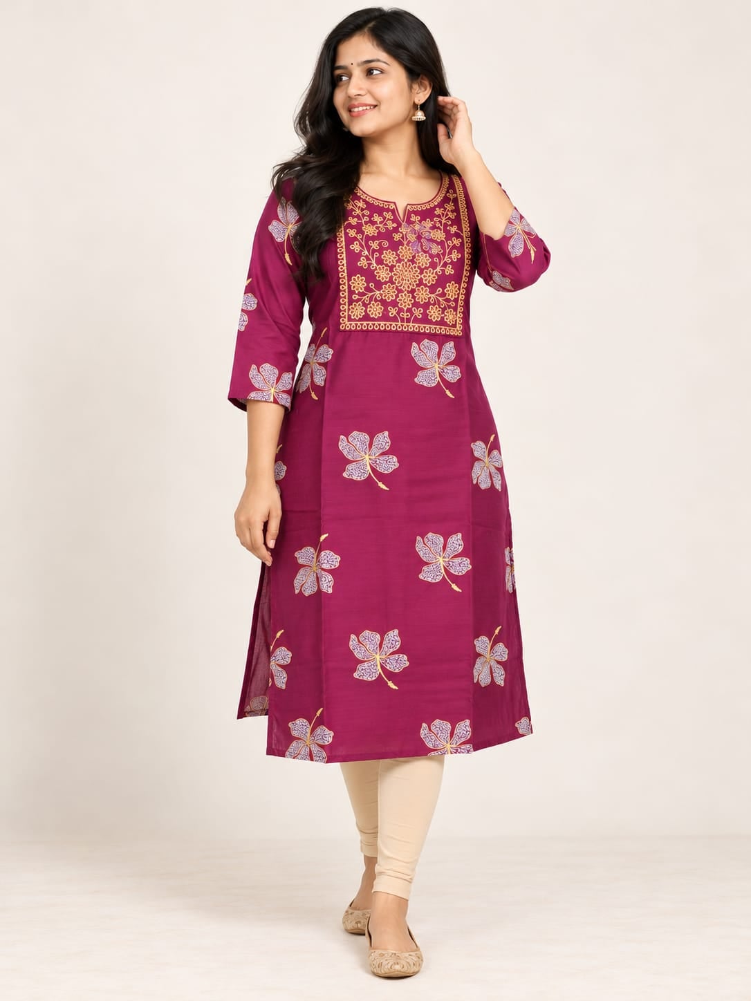 Silk Cotton Kurti
