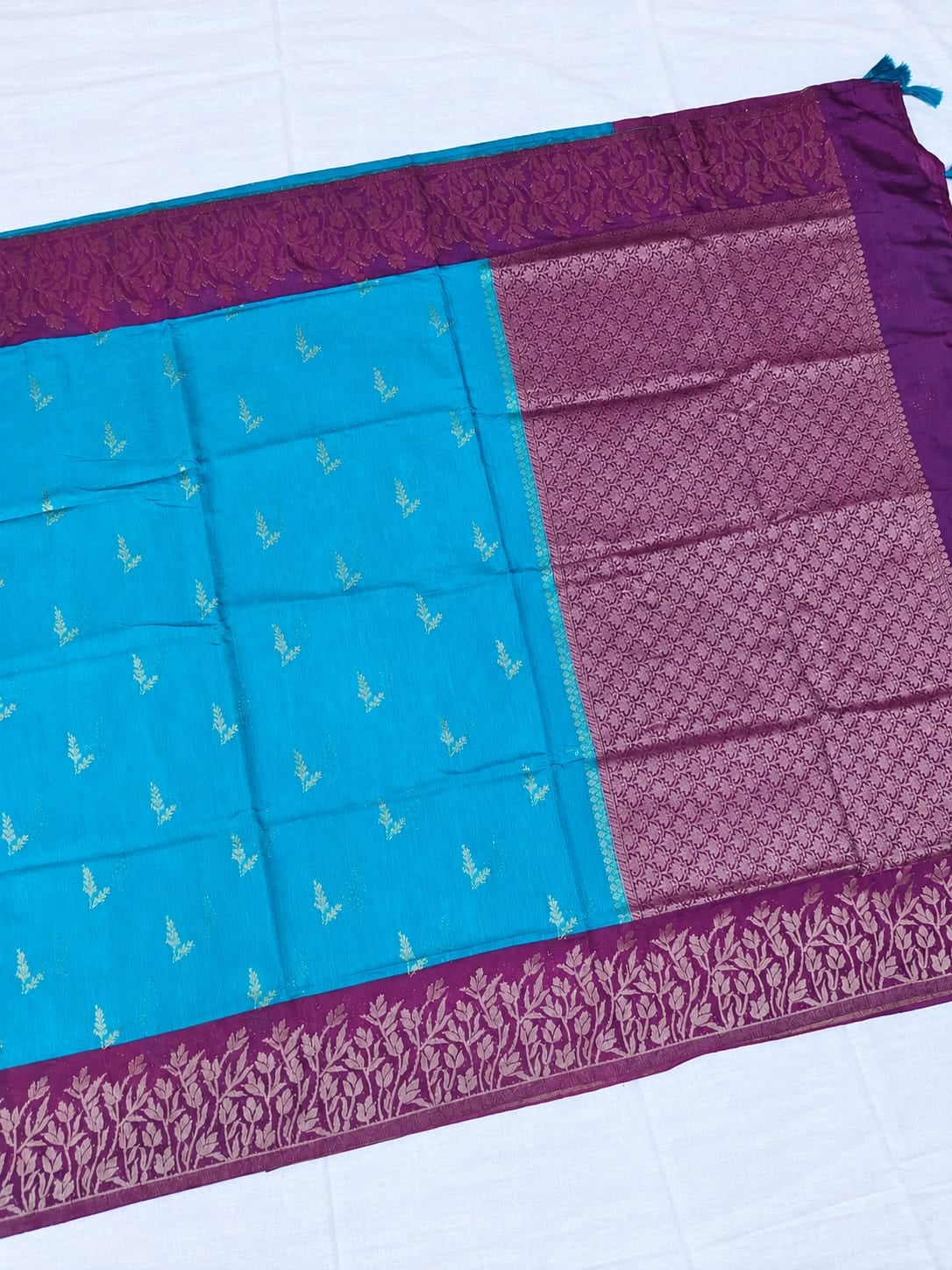 Tussar Linen Saree