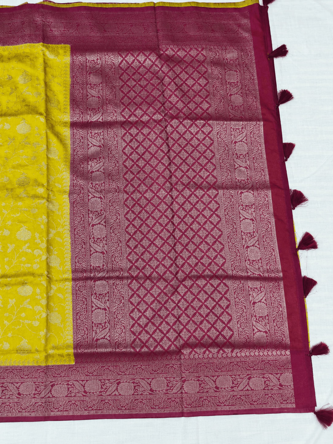 Tussar Linen Saree, Pallu