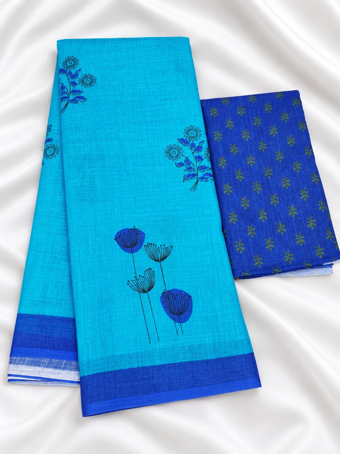 Linen Cotton Saree