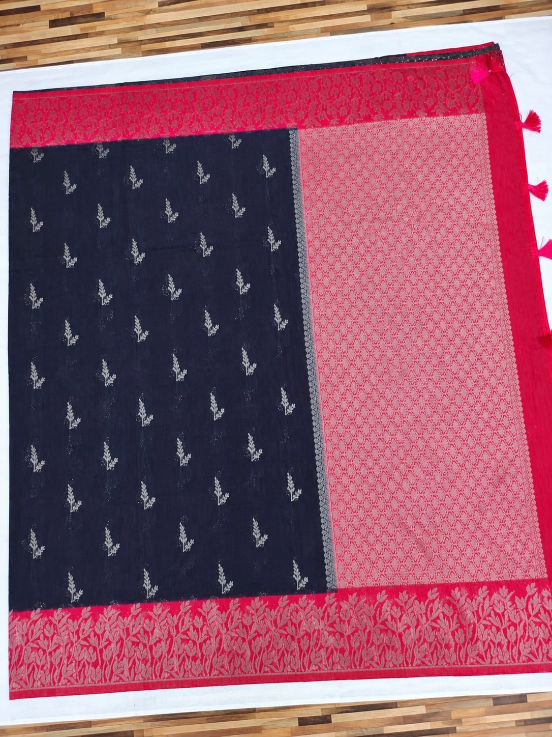 Tussar Linen Saree