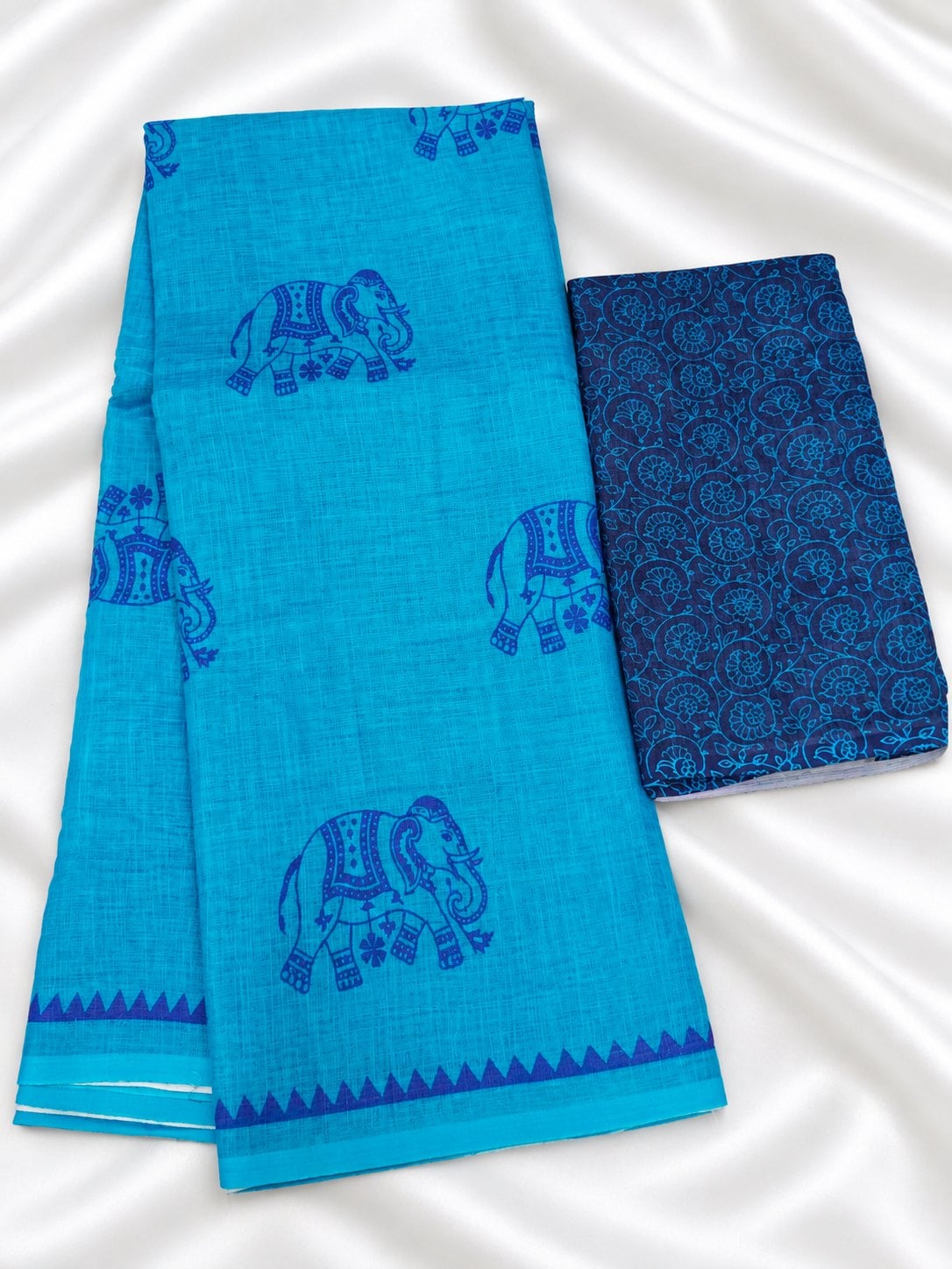 Linen Cotton Saree