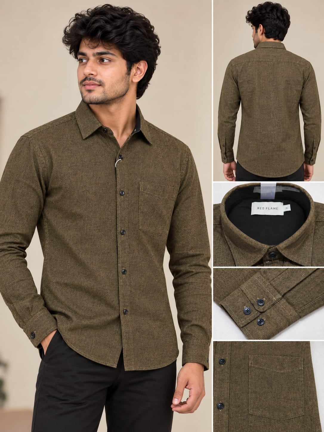 Branded Shirt - Red Flame
