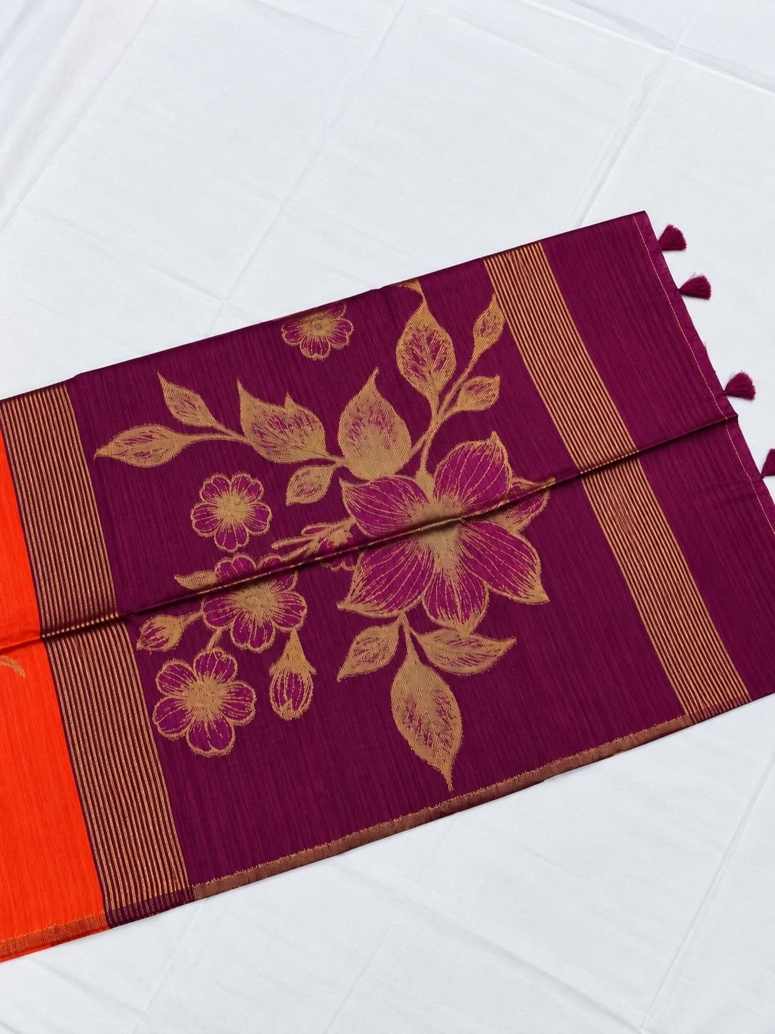 Tussar Saree, Pallu