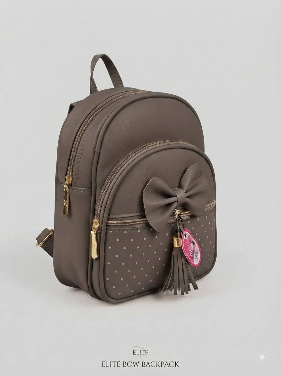 Mini Faux-Leather Backpack