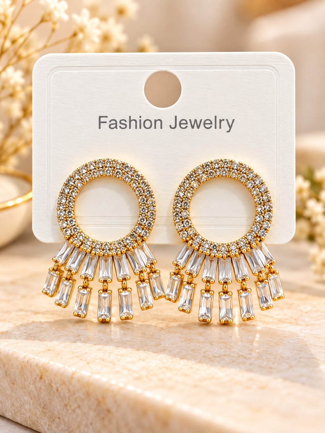 Crystal Fringe Earrings
