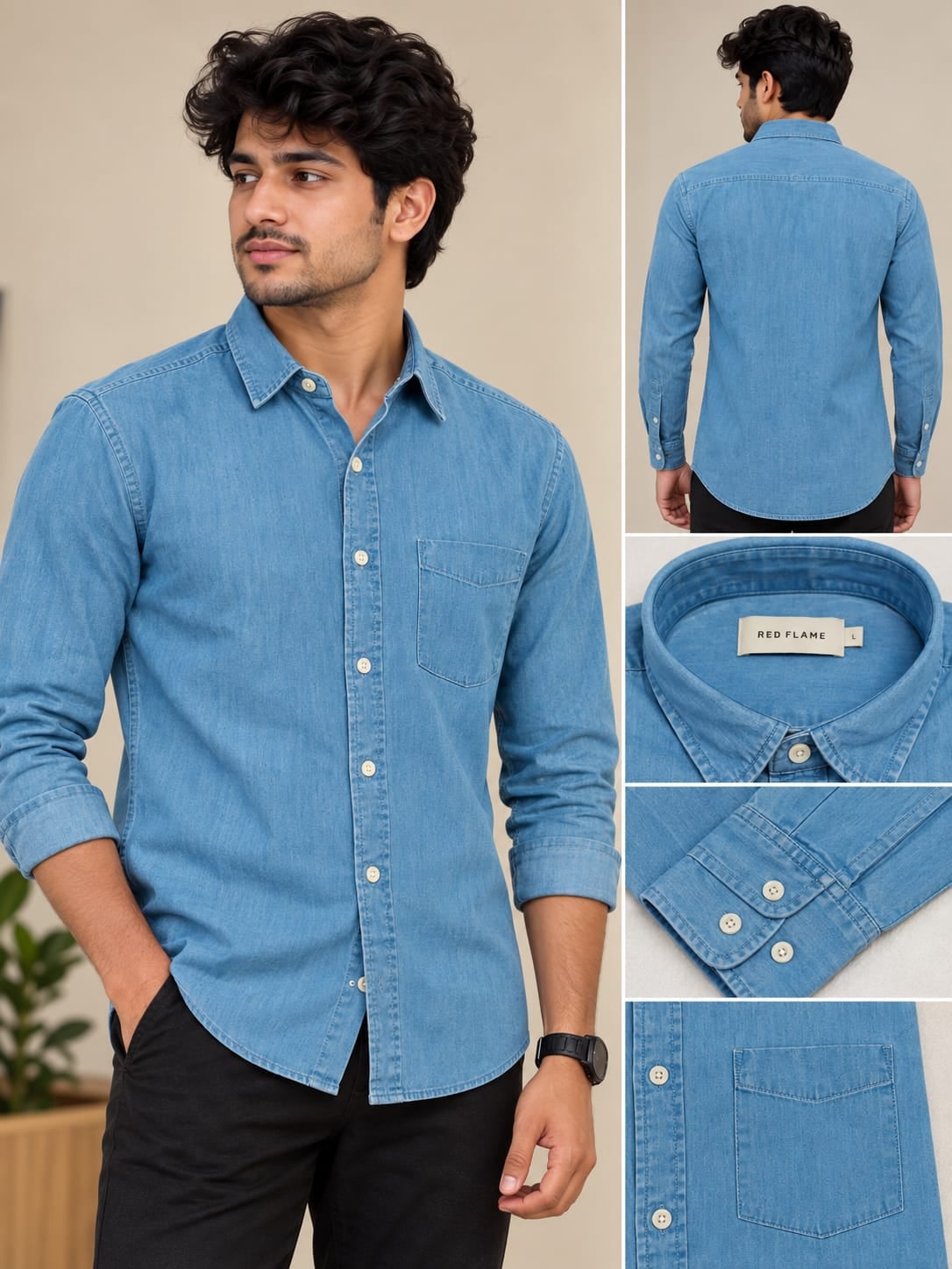 Branded Shirt - Red Flame