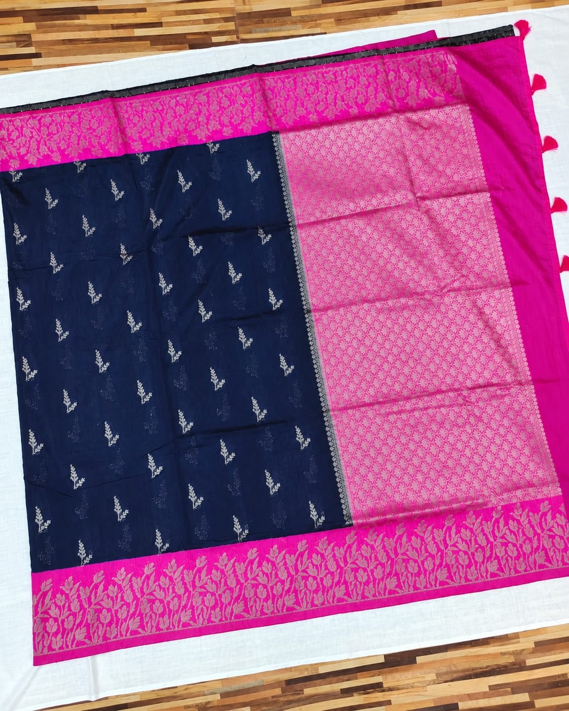 Tussar Linen Saree