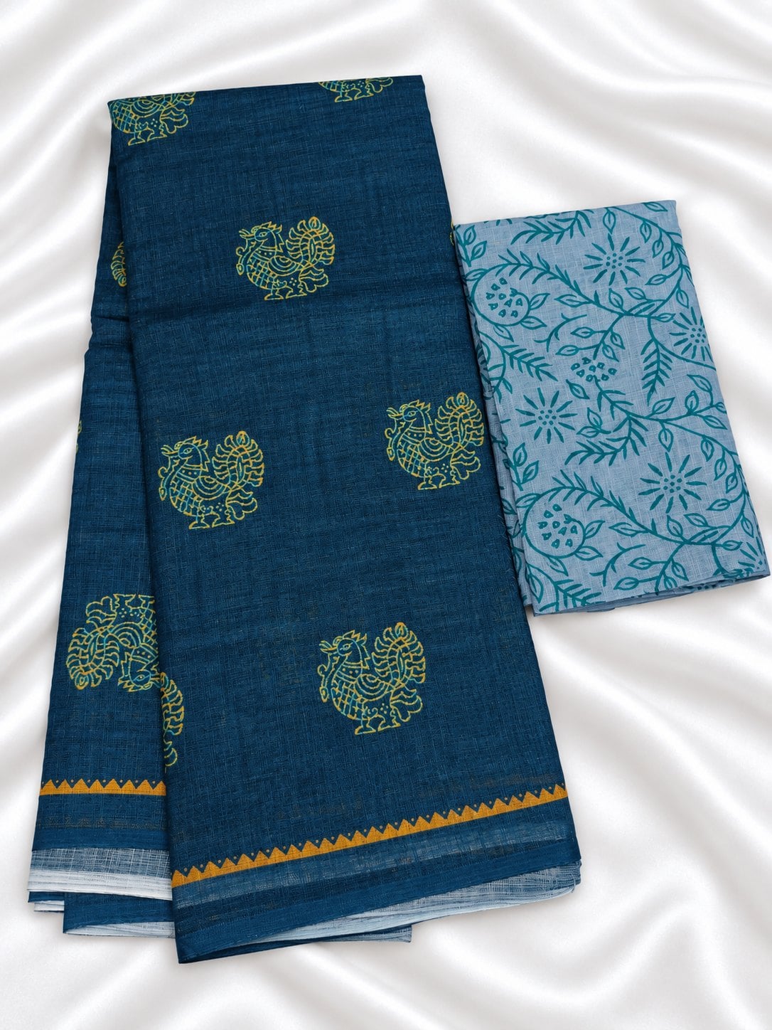 Linen Cotton Saree