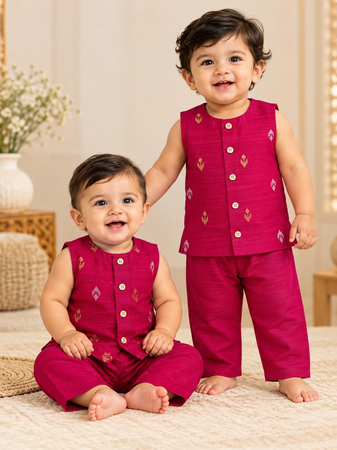 Rani Pink Traditional Ethnic Set