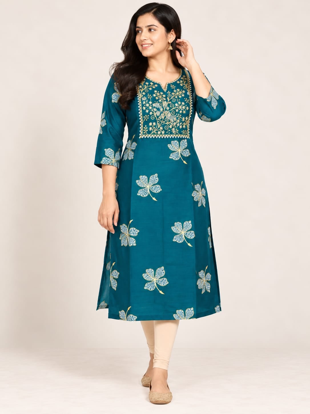 Silk Cotton Kurti