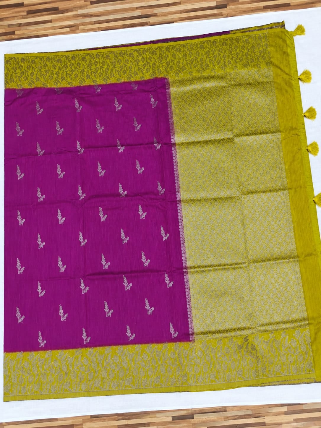 Tussar Linen Saree