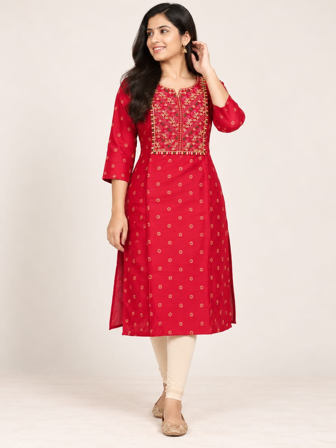 Silk Cotton Kurti