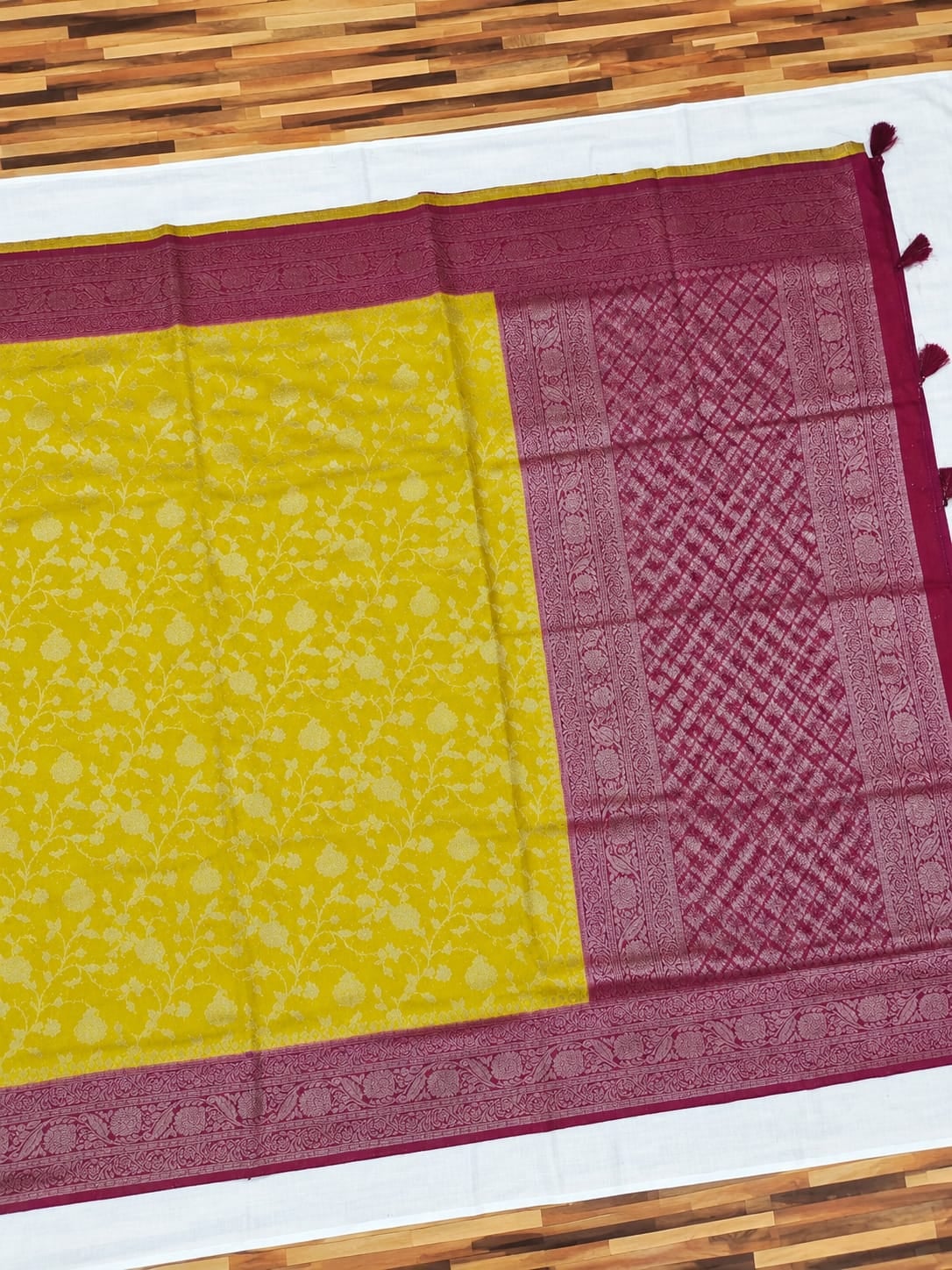 Tussar Linen Saree