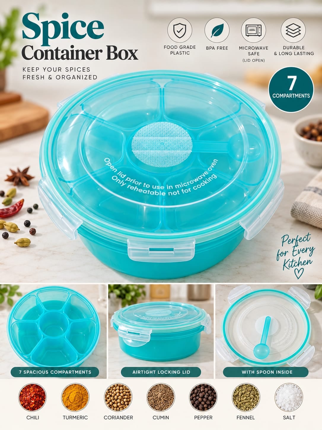 Spice Container Box