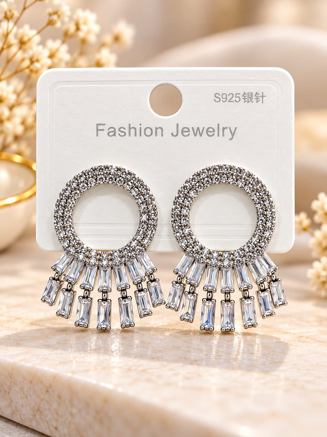 Crystal Fringe Earrings