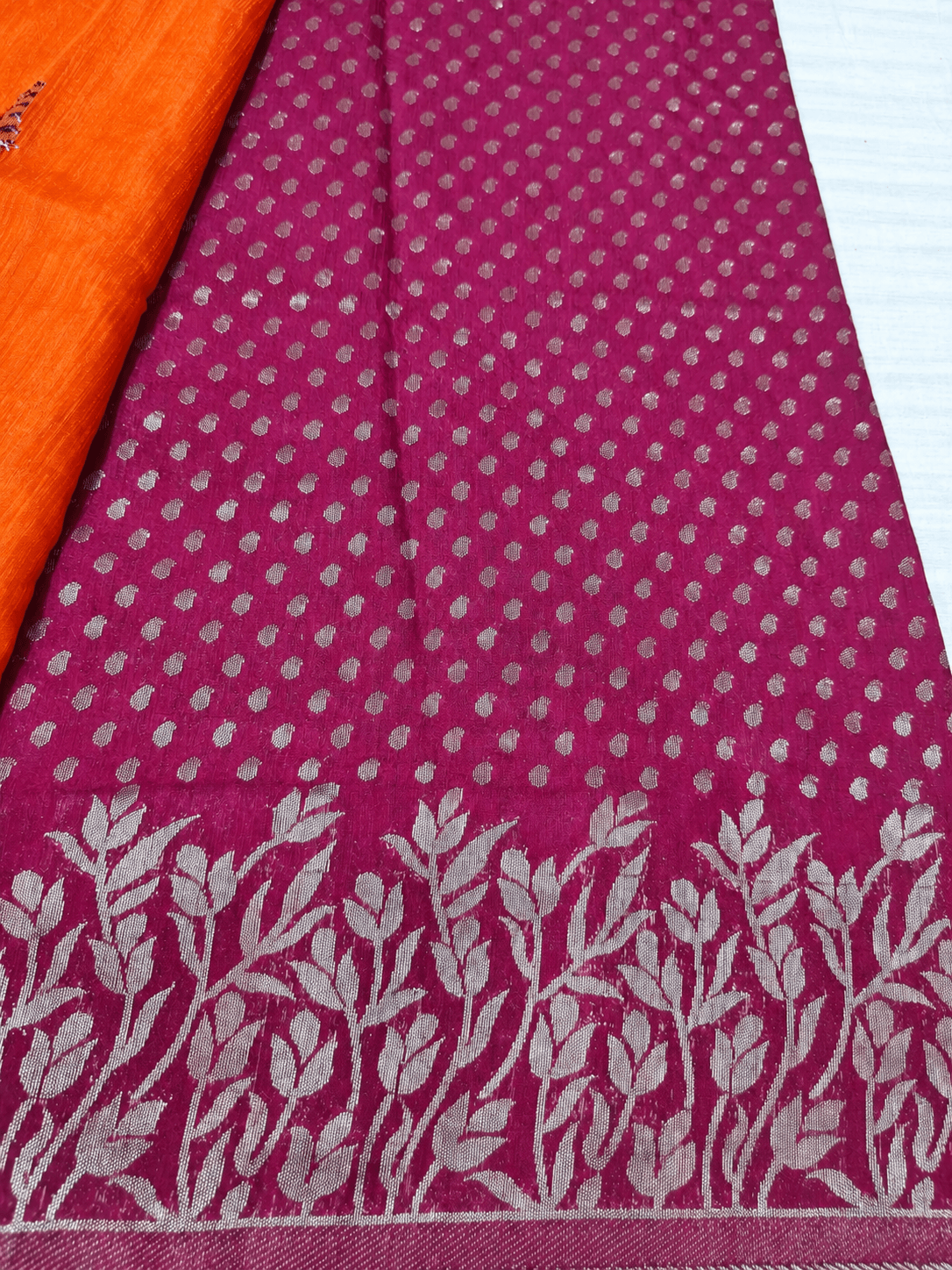 Tussar Linen Saree, Blouse