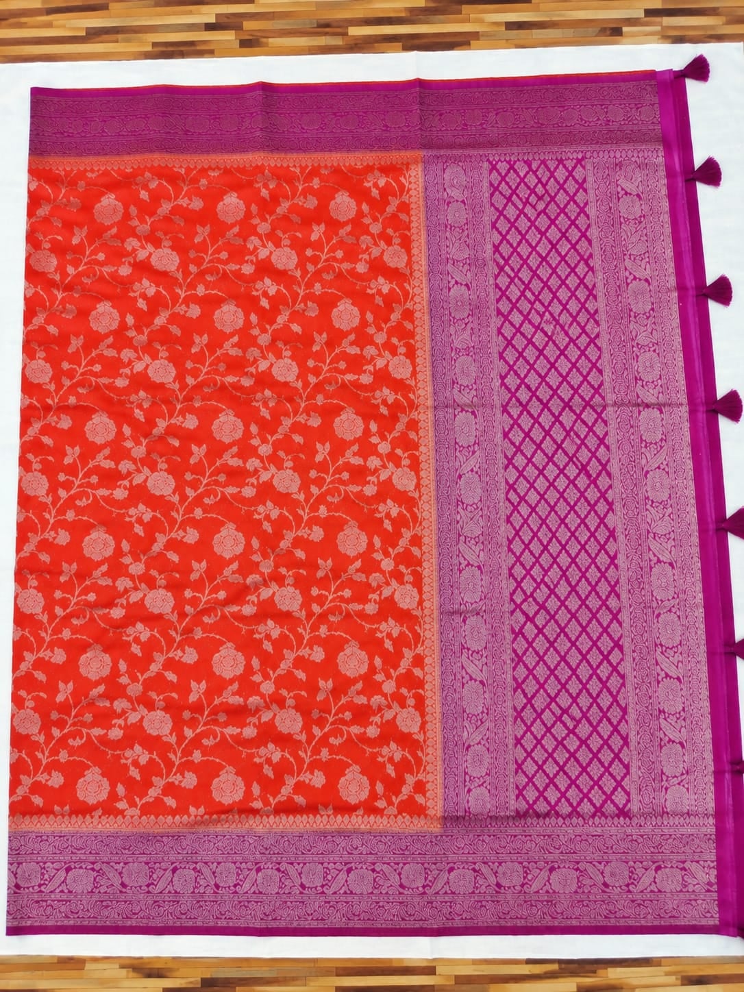 Tussar Linen Saree