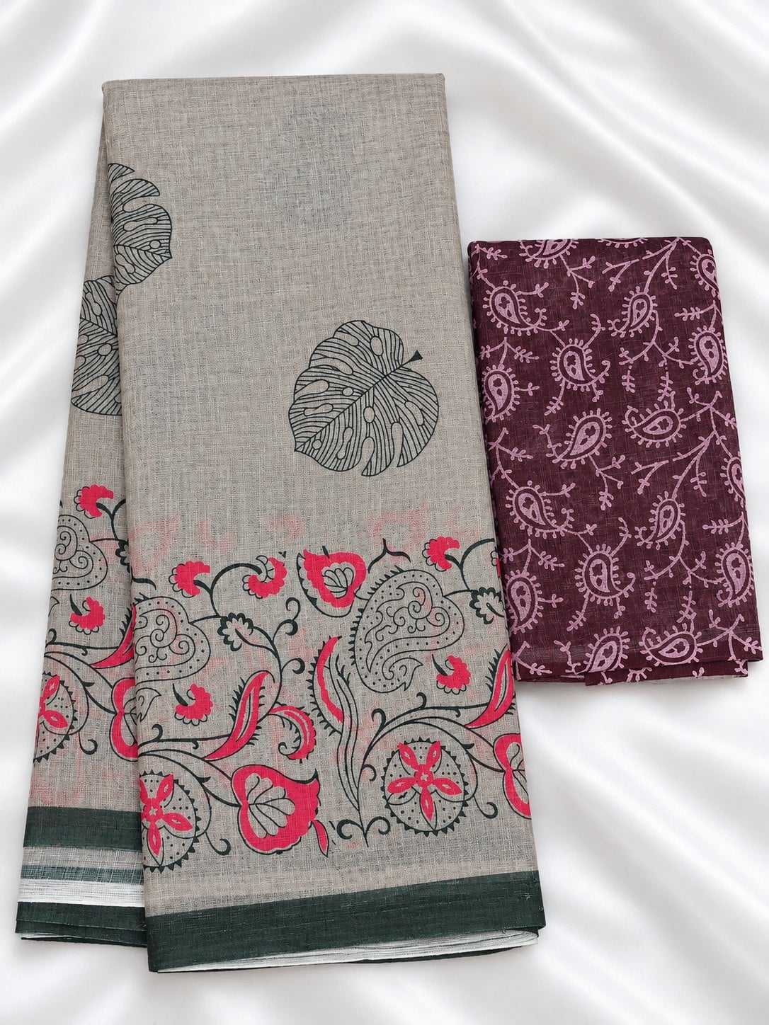 Linen Cotton Saree