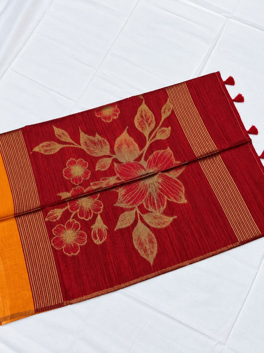 Tussar Saree, Pallu