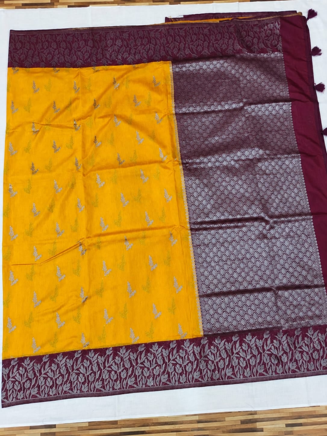 Tussar Linen Saree