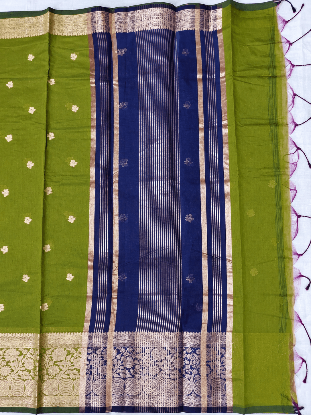 Banaras Cotton Saree, Pallu