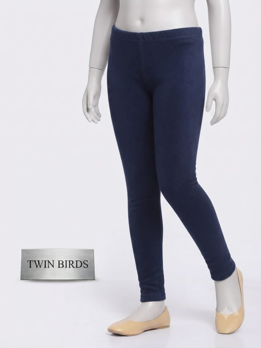 Twin Bird Leggings - Navy Blue