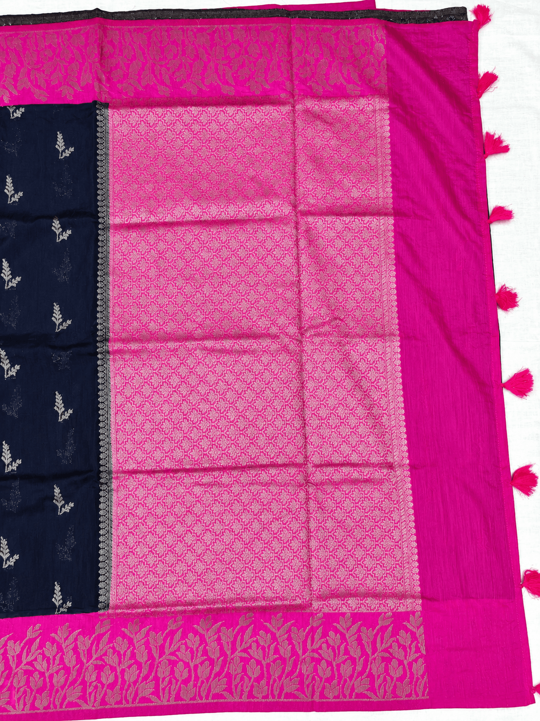 Tussar Linen Saree, Pallu