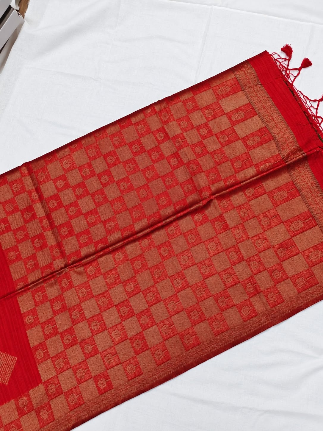 Tussar Saree, முந்தானை