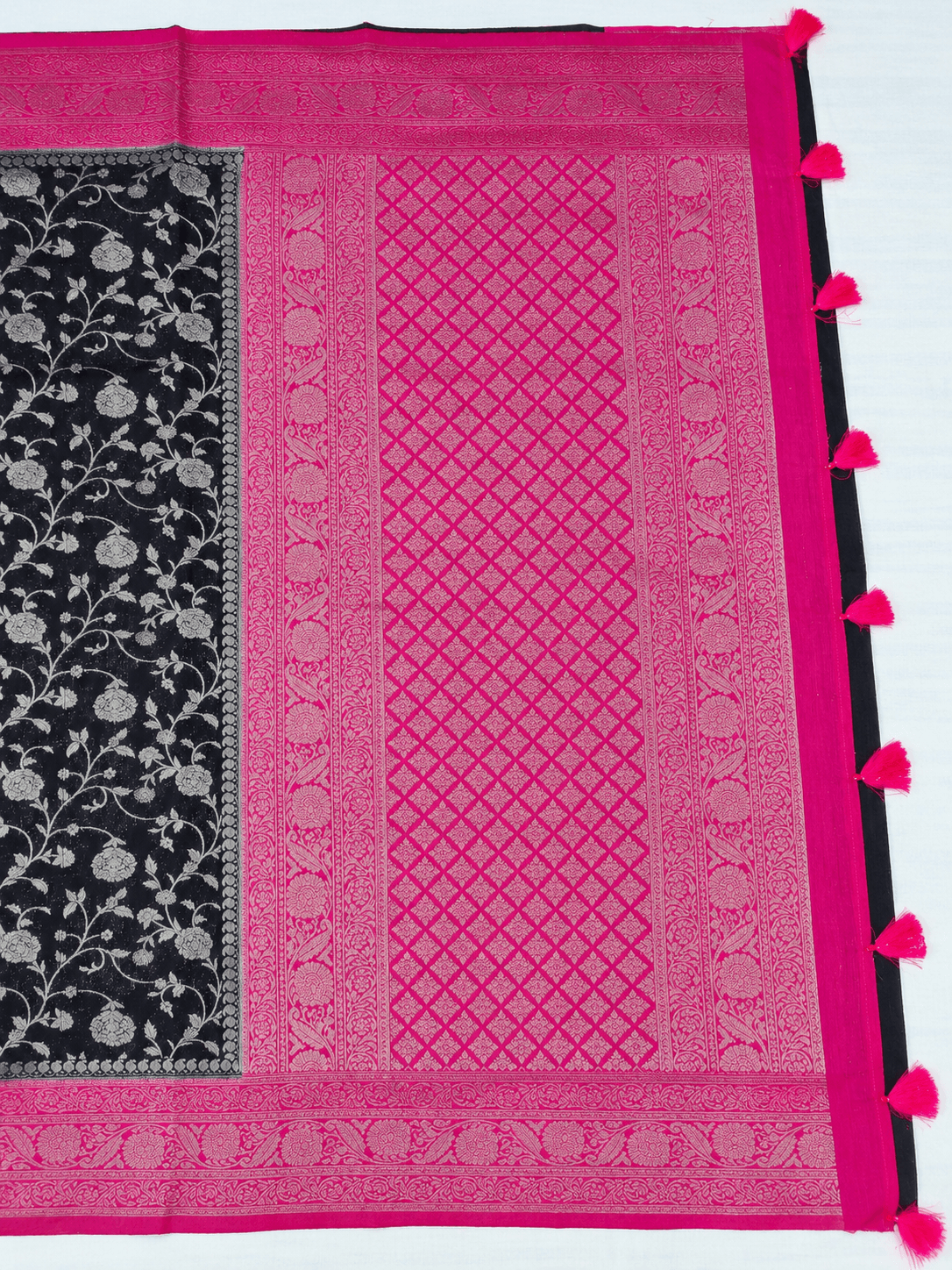 Tussar Linen Saree, Pallu