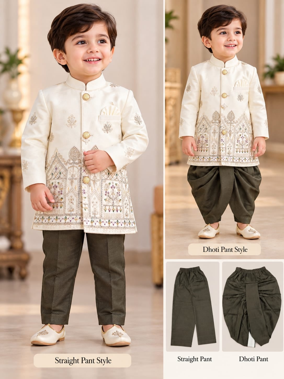 Indo-Western Sherwani Set