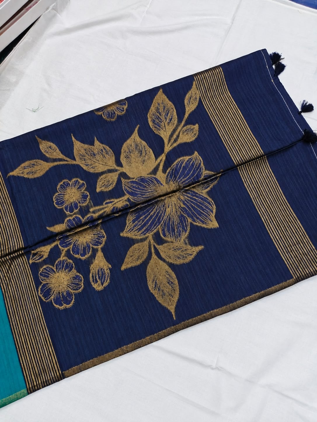 Tussar Saree, Pallu