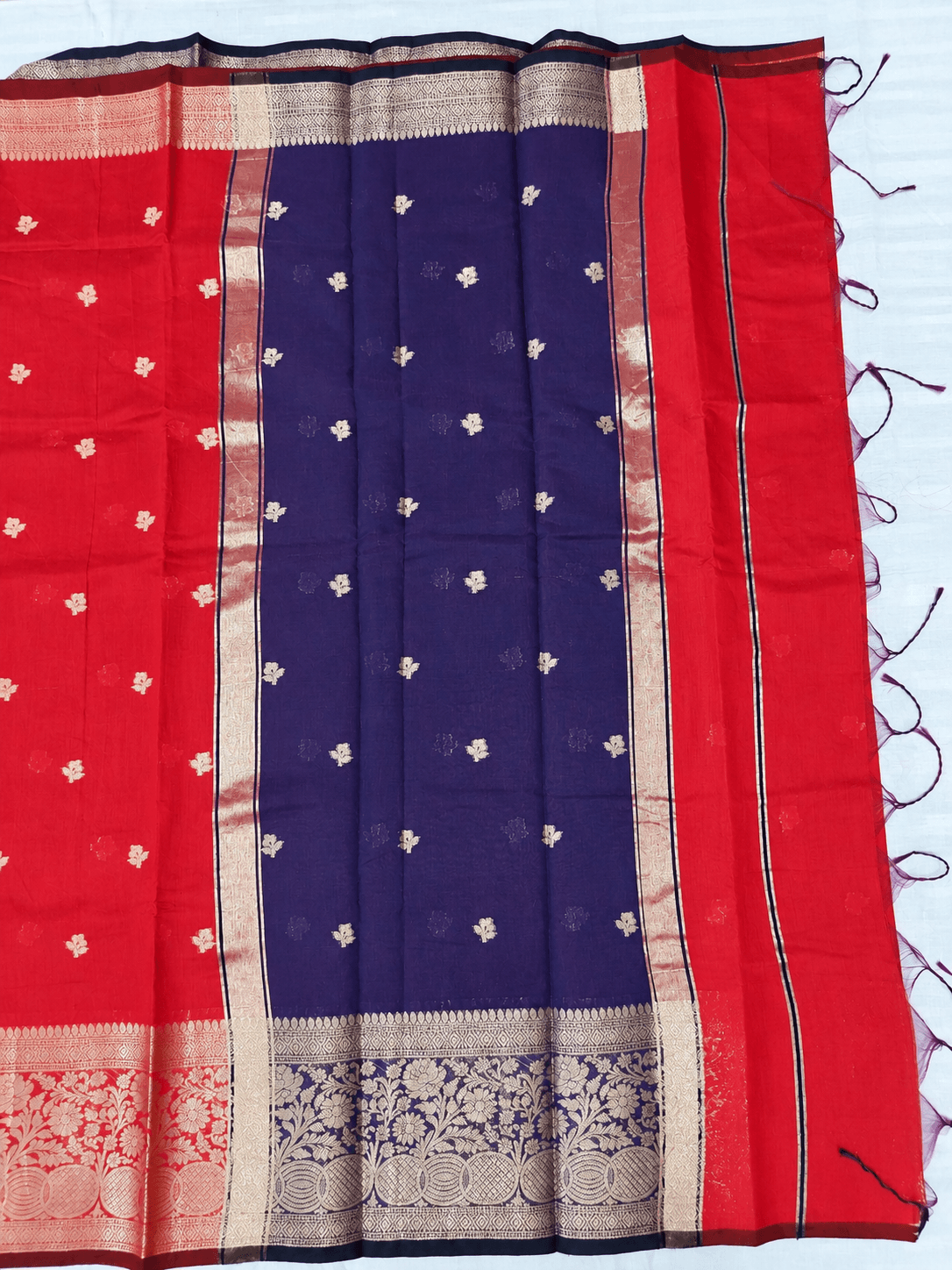 Banaras Cotton Saree, முந்தானை