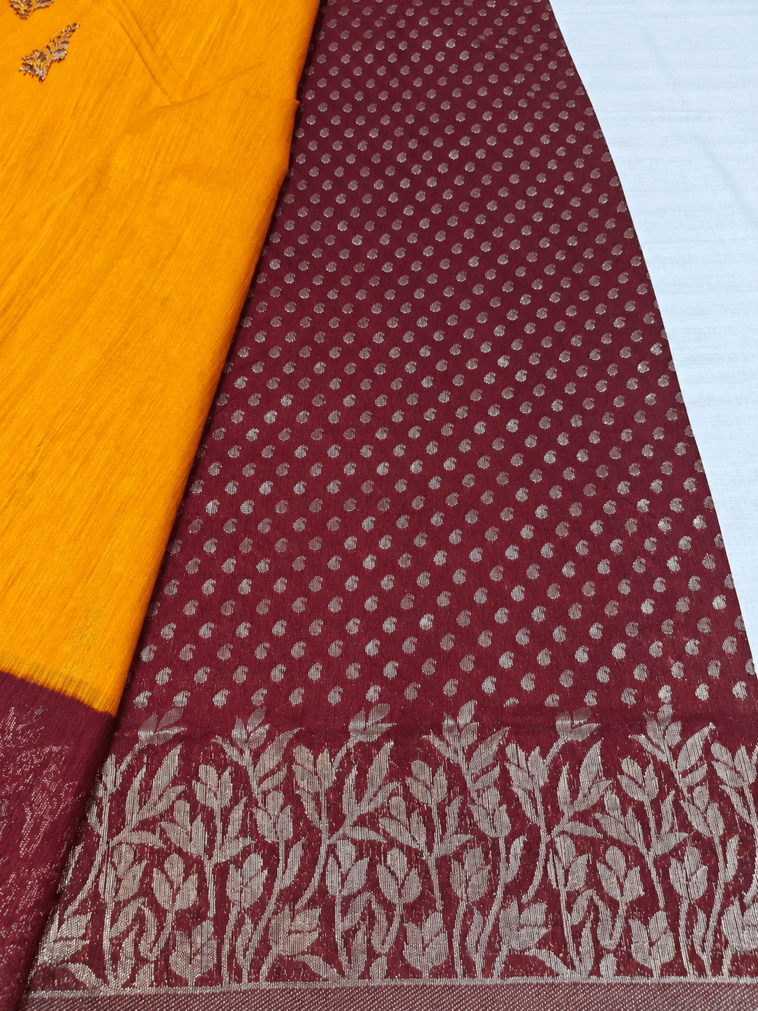 Tussar Linen Saree, Blouse