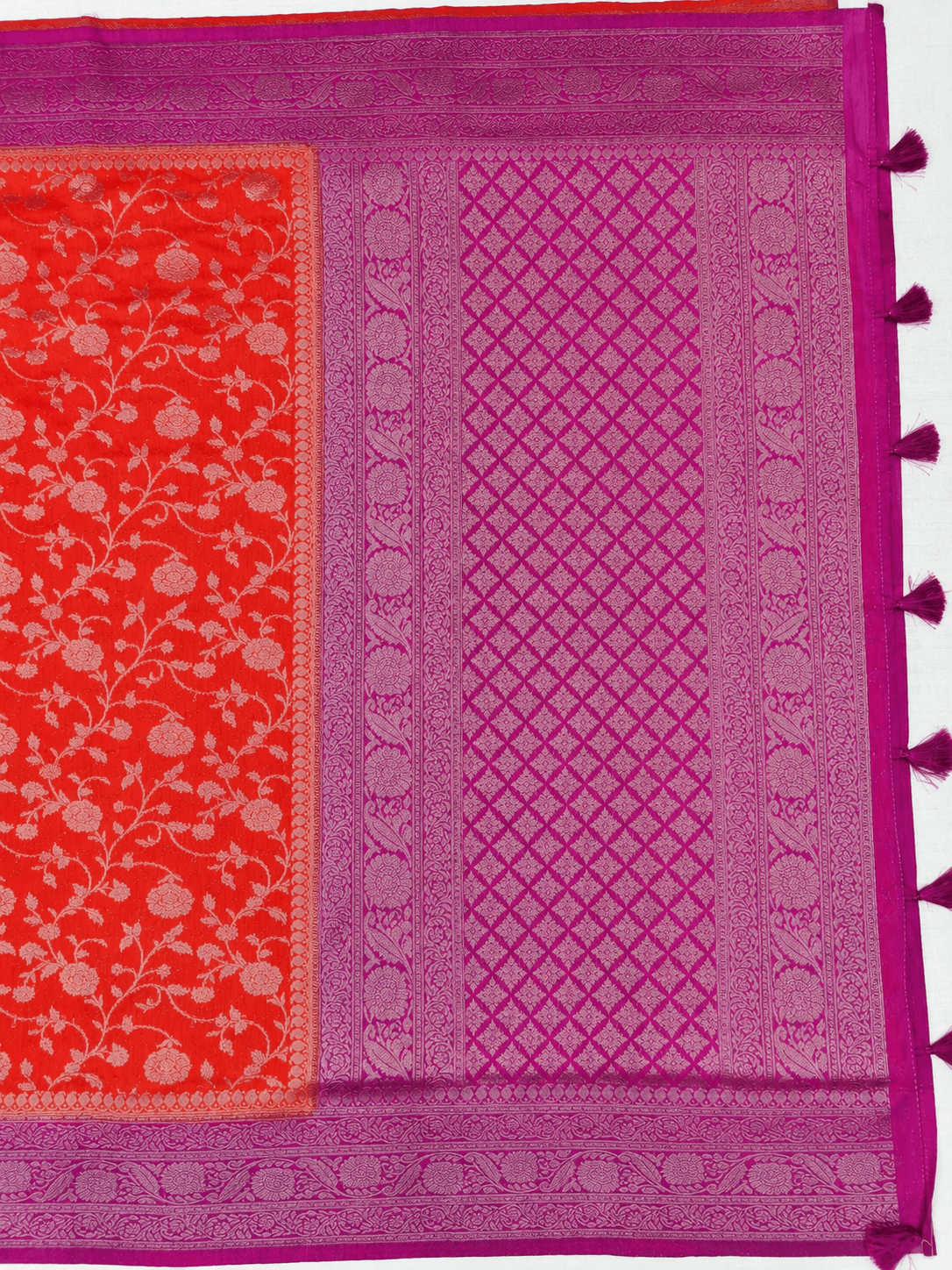 Tussar Linen Saree, Pallu