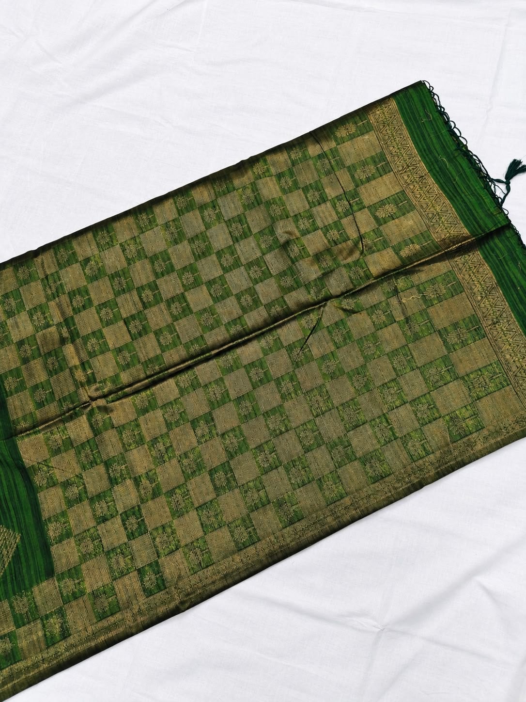 Tussar Saree, Pallu