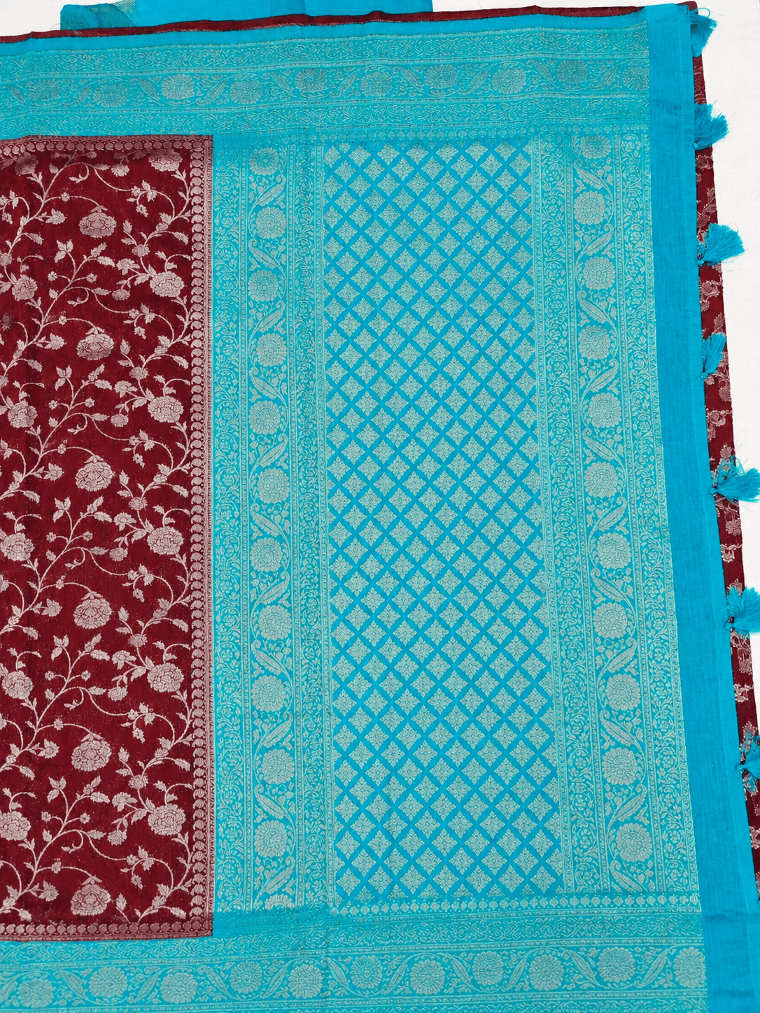 Tussar Linen Saree, Pallu
