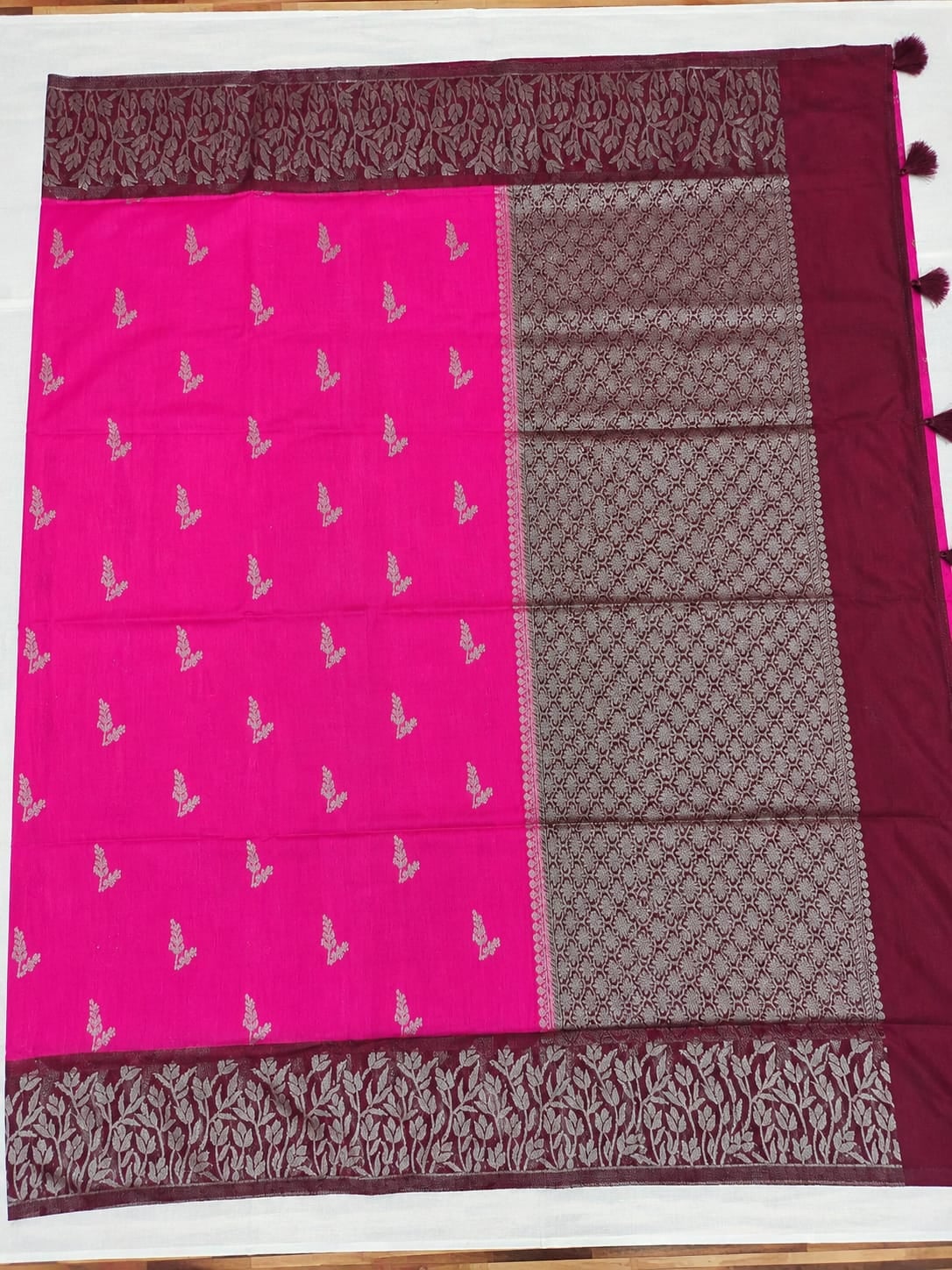 Tussar Linen Saree