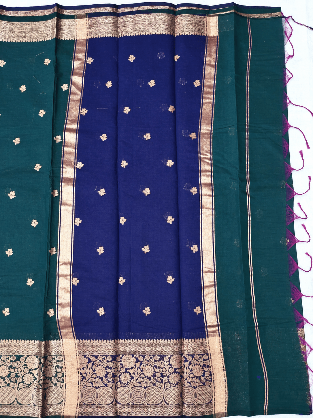 Banaras Cotton Saree, Pallu